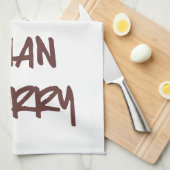 残念でやる気を起こさせるなトレーニングよりよい傷 キッチンタオル (四つ折り)