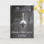 残念なあなたは去るカード カード (黄色い花)