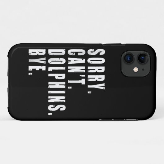 残念ながらイルカは海の動物の海洋生物をバイできない Case-Mate iPhoneケース (裏面(横))