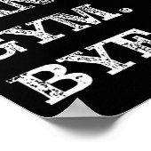 残念ながらジムバイできない – 重量挙げ筋肉の動作 ポスター (角)