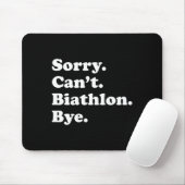 残念ながらバイアスロンおもしろい- Biathlon マウスパッド (マウス)
