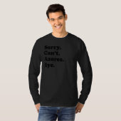 残念ながらバイバイ – バケーションアイランドアゾレスおもしろいズ Tシャツ (正面フル)