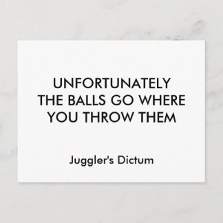 残念ながらボールは投げる所に… ポストカード
