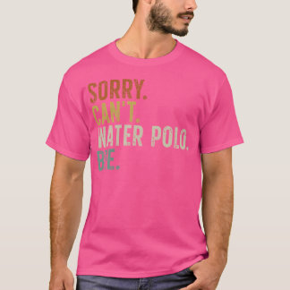 残念ながらポロバイを水にできない Tシャツ