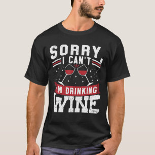 残念ながらワインを飲んでワインメーカーCo Tシャツ