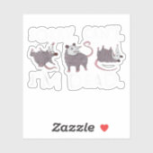 残念ながら偽の死をおもしろい隠すことはできないT シール (シート)