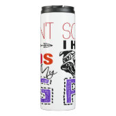 残念ながら出来ない:Pugの計画が待っている! タンブラー (裏面)