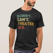 残念ながら劇場バイレトロ劇場愛好家 Tシャツ (正面)