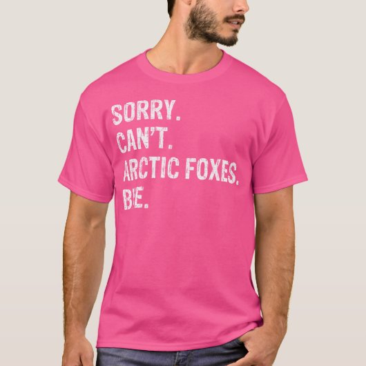 残念ながら北極のキツネバイ Tシャツ (正面)