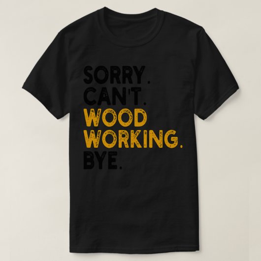 残念ながら木材が故障している Tシャツ (デザイン正面)