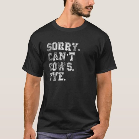 残念ながら牛のバイ1 Tシャツ (正面)