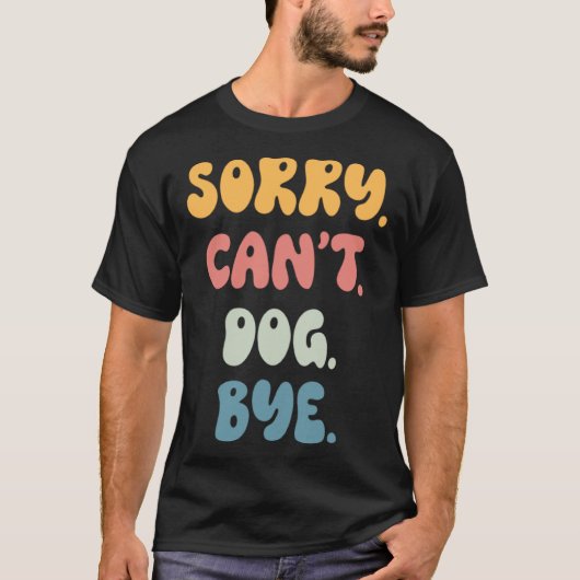 残念ながら犬バイ女性の女の子犬 Tシャツ (正面)