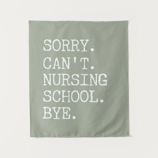 残念ながら看護学校バイ学生おもしろいナース タペストリー (正面)