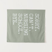 残念ながら看護学校バイ学生おもしろいナース タペストリー (正面(横))