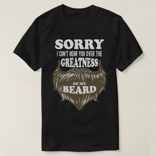 残念ながら私のビー玉の大きさであなたの話を聞くことができない Tシャツ (デザイン正面)