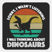 残念ながら私は恐竜聞について考えは知らなかった スクエアシール (正面)