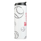 残念ながら野球のバイバイ野球おもしろいの試合愛好家 タンブラー (回転左)