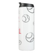 残念ながら野球のバイバイ野球おもしろいの試合愛好家 タンブラー (回転右)