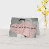 残念ながら隠れて カード (黄色い花)