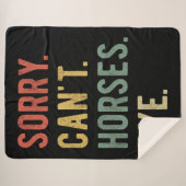 残念ながら馬のバイII シェルパブランケット (正面(横))