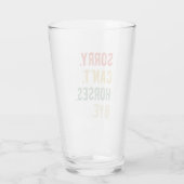 残念ながら馬のバイII タンブラーグラス (裏面)