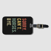 残念ながら馬のバイII ラゲッジタグ (正面横)