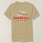 残念ながらCant Baseball Bye 18 Tシャツ (デザイン正面)
