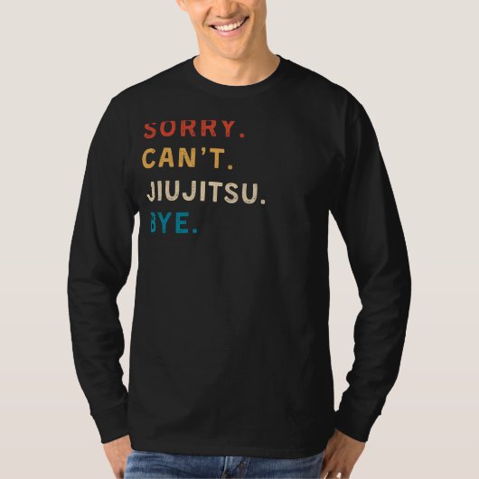 残念なカント柔術バイバイ | 柔術おもしろいティー Tシャツ (正面)