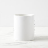 残念なカント馬バイバおもしろいウードライディング女性 コーヒーマグカップ (中央)
