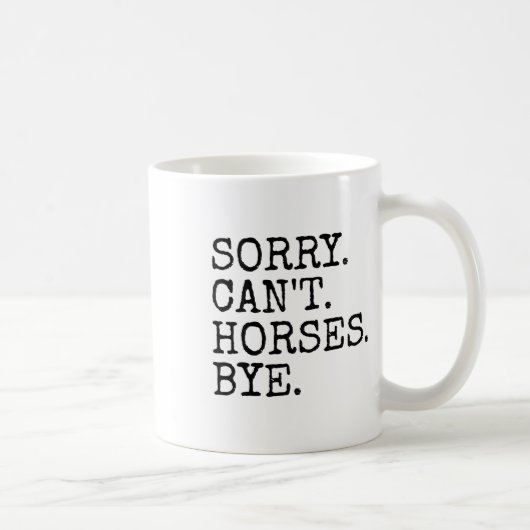 残念なカント馬バイバおもしろいウードライディング女性 コーヒーマグカップ (右)