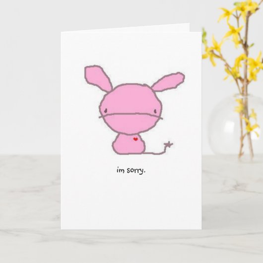 残念なカード カード (黄色い花)