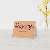 残念なカード カード (黄色い花)