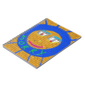 残念なグラフィティ、アート悲しい顔、悲しみの後悔 ノートブック (左側)