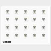 残念な人たち あなたたち全員宗教的なTシャツ D ラウンドシール (シート)