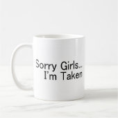 残念な女の子取られるIm コーヒーマグカップ (左)