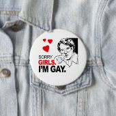 残念な女の子私は陽気です 缶バッジ (インサイチュ)