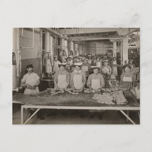 残念な女の子、私はソーセージの男 – ヴィンテージ ポストカード (正面)