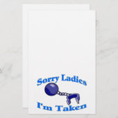 残念な女性私は取られます 便箋 (正面/裏面)