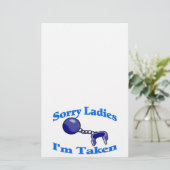 残念な女性私は取られます 便箋 (スタンド正面)