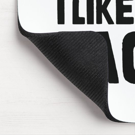 残念な男の子私はタコス- .PNG --を好みます マウスパッド (コーナー)