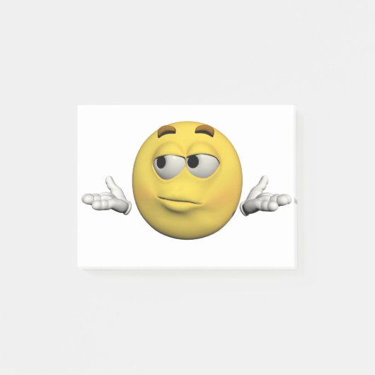 残念な顔文字 ポストイット (正面)
