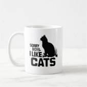 残念男子 猫が好きです -.png コーヒーマグカップ (左)
