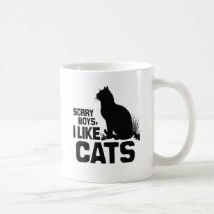 残念男子 猫が好きです -.png コーヒーマグカップ