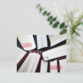 残念私の週末は完全に予約されます ポストカード (スタンド正面)