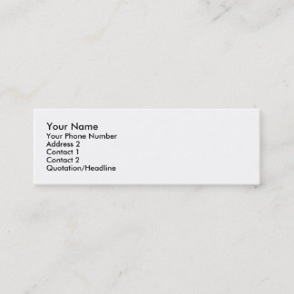 残念私はカードを恋しく思いました スキニー名刺