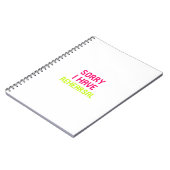 残念私はリハーサルのミュージカルシアターを有します ノートブック (左側)