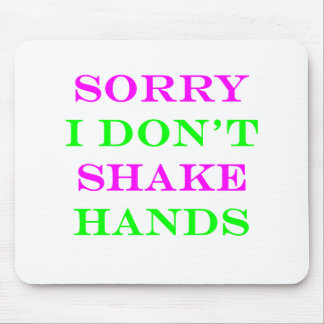 残念私は手2を揺すりません マウスパッド