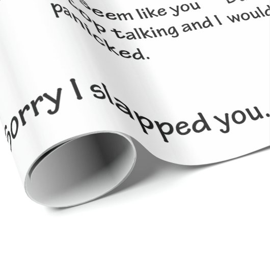 残念私は…強く打ちました ラッピングペーパー (ロールコーナー)