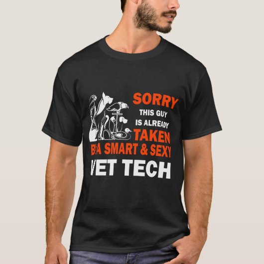 残念、この人は獣医の技術によって既に取られます Tシャツ (正面)