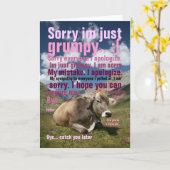 残念 カード (黄色い花)